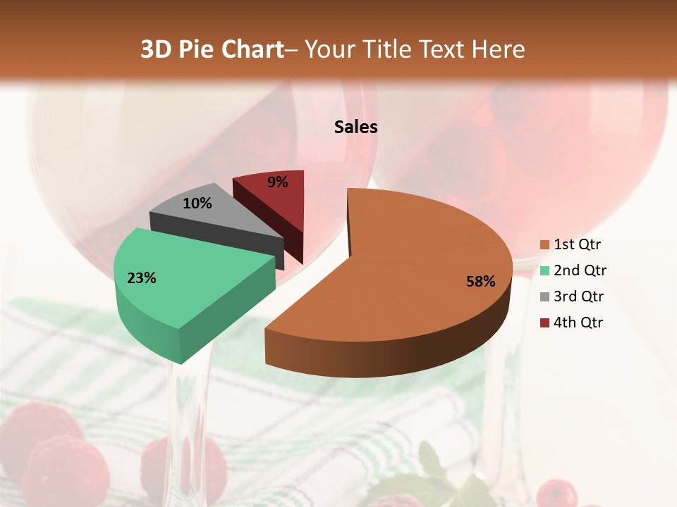 Sweet Table Fruit PowerPoint Template
