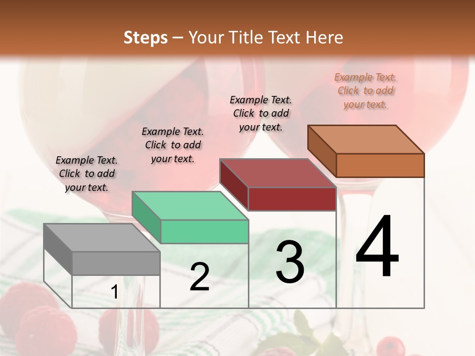 Sweet Table Fruit PowerPoint Template