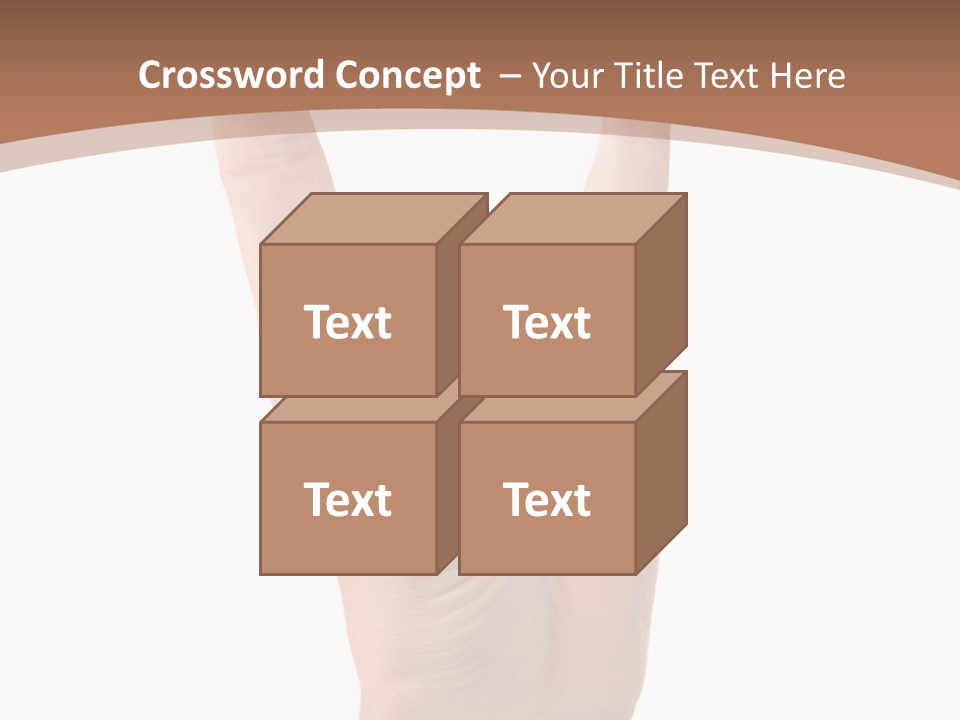 Isolated Satan Body PowerPoint Template