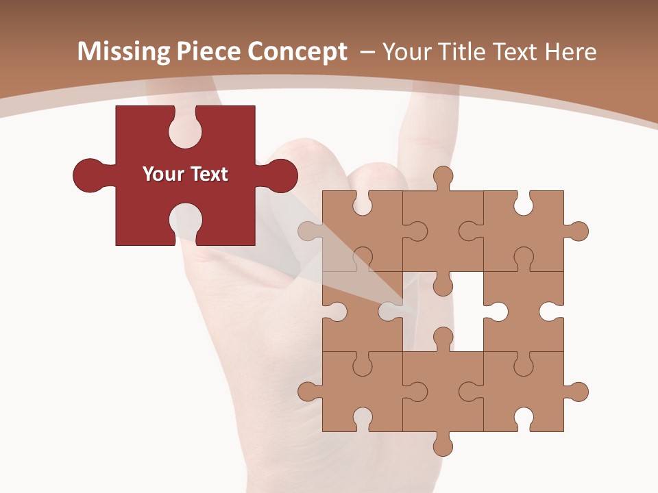 Isolated Satan Body PowerPoint Template