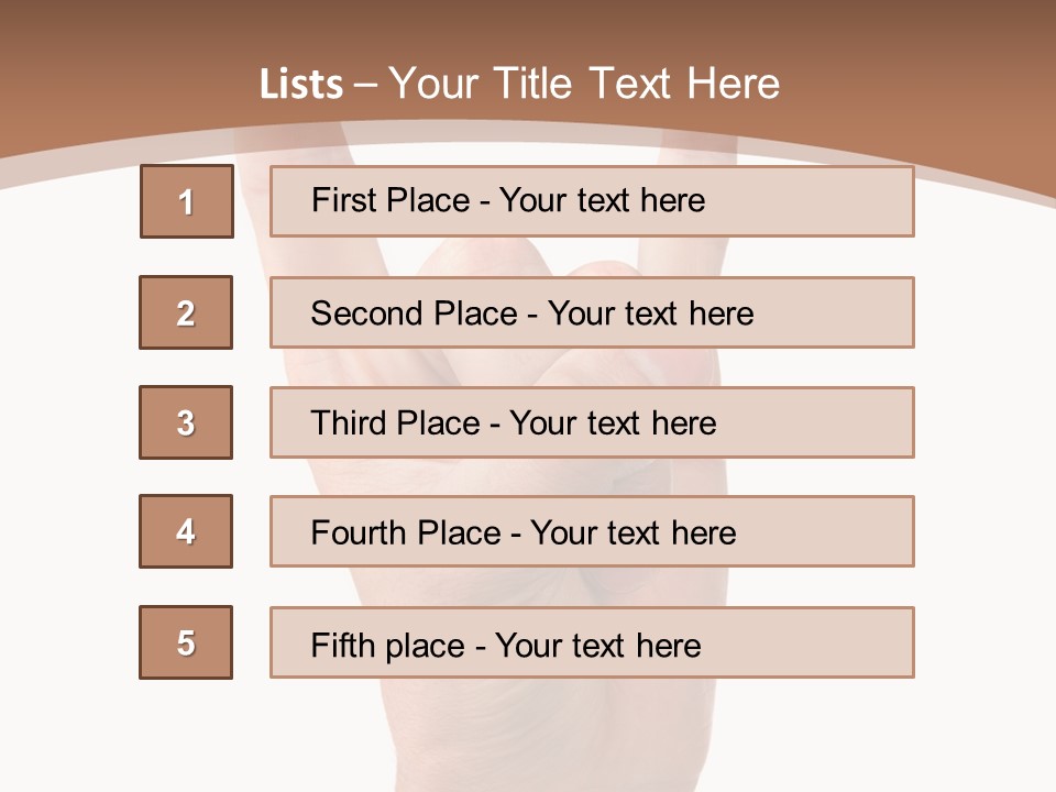Isolated Satan Body PowerPoint Template