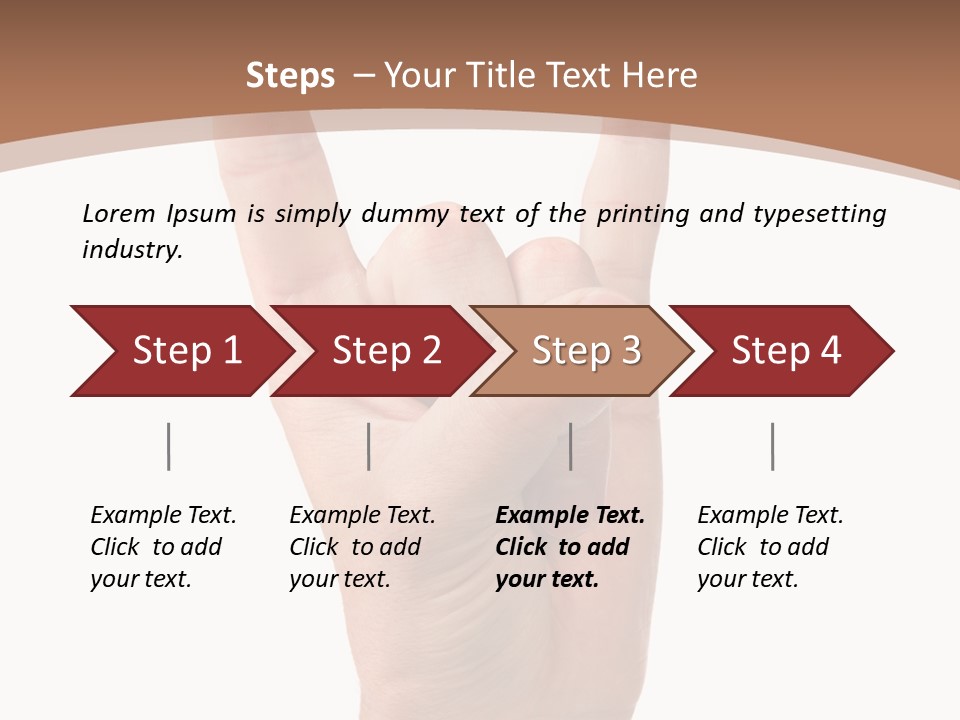 Isolated Satan Body PowerPoint Template