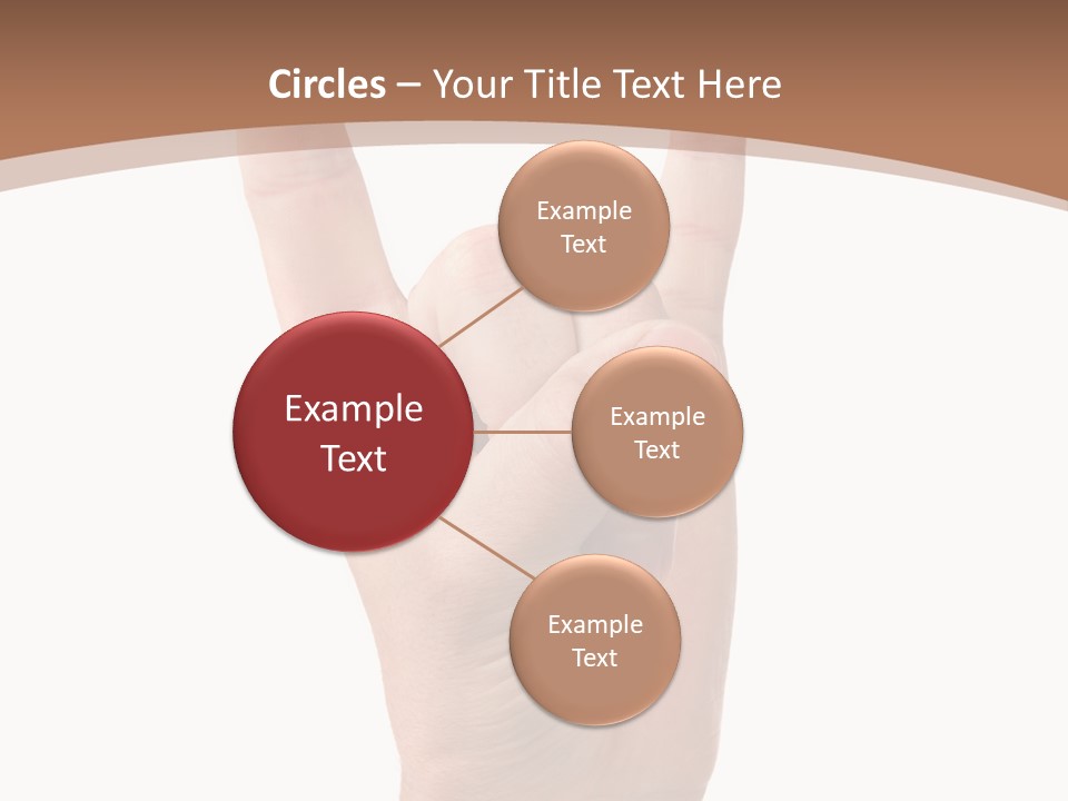 Isolated Satan Body PowerPoint Template