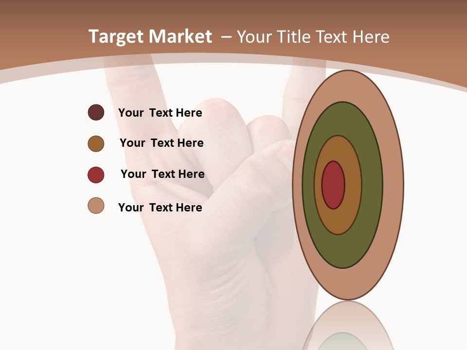 Isolated Satan Body PowerPoint Template