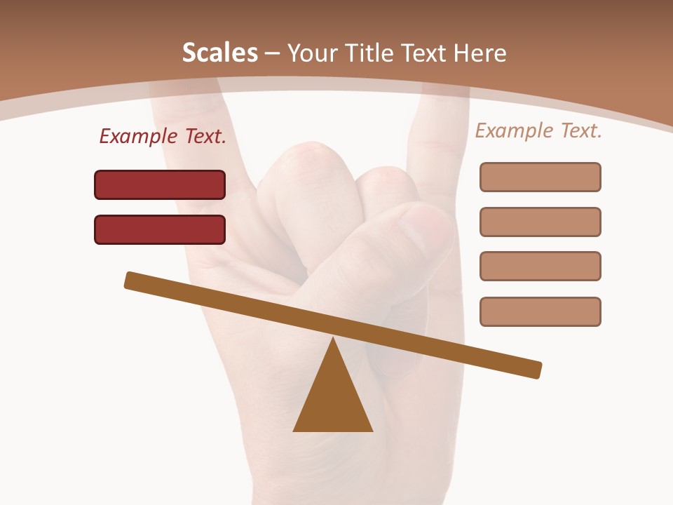 Isolated Satan Body PowerPoint Template