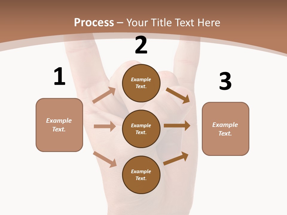Isolated Satan Body PowerPoint Template
