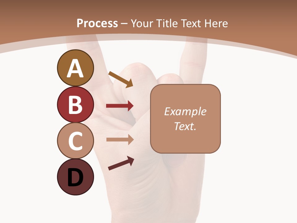 Isolated Satan Body PowerPoint Template