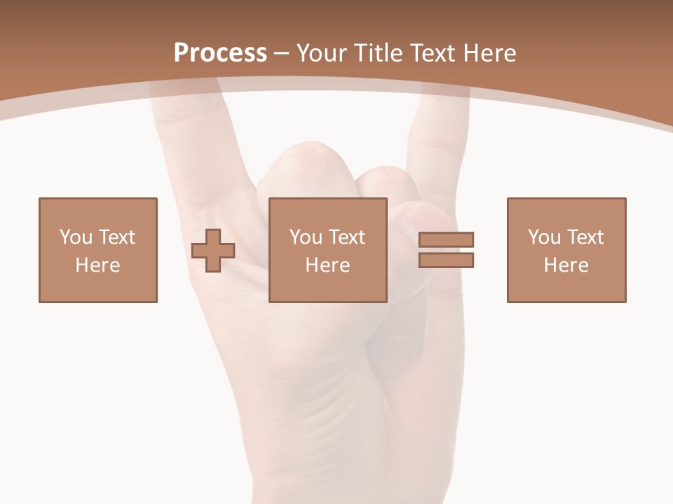 Isolated Satan Body PowerPoint Template