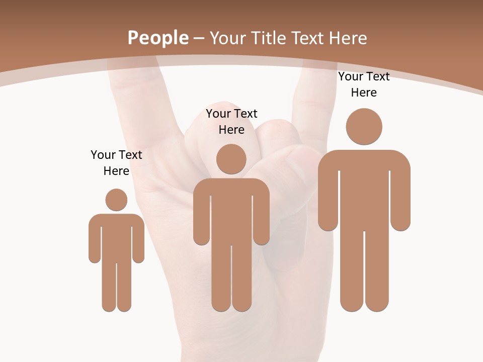 Isolated Satan Body PowerPoint Template