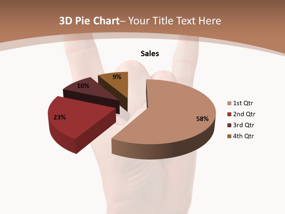 Isolated Satan Body PowerPoint Template