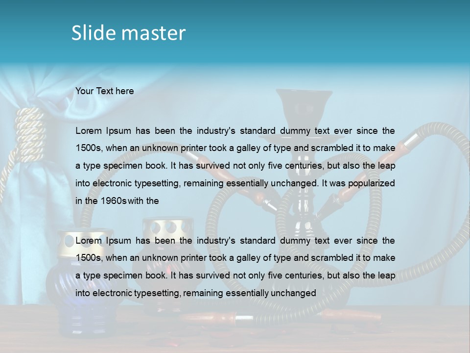 Nobody Metal Silk PowerPoint Template