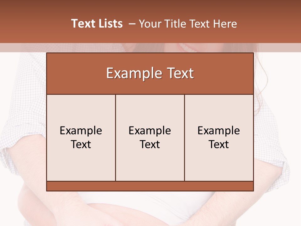 Motherhood Person Maternity PowerPoint Template