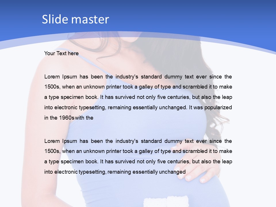 Sweet People Female PowerPoint Template