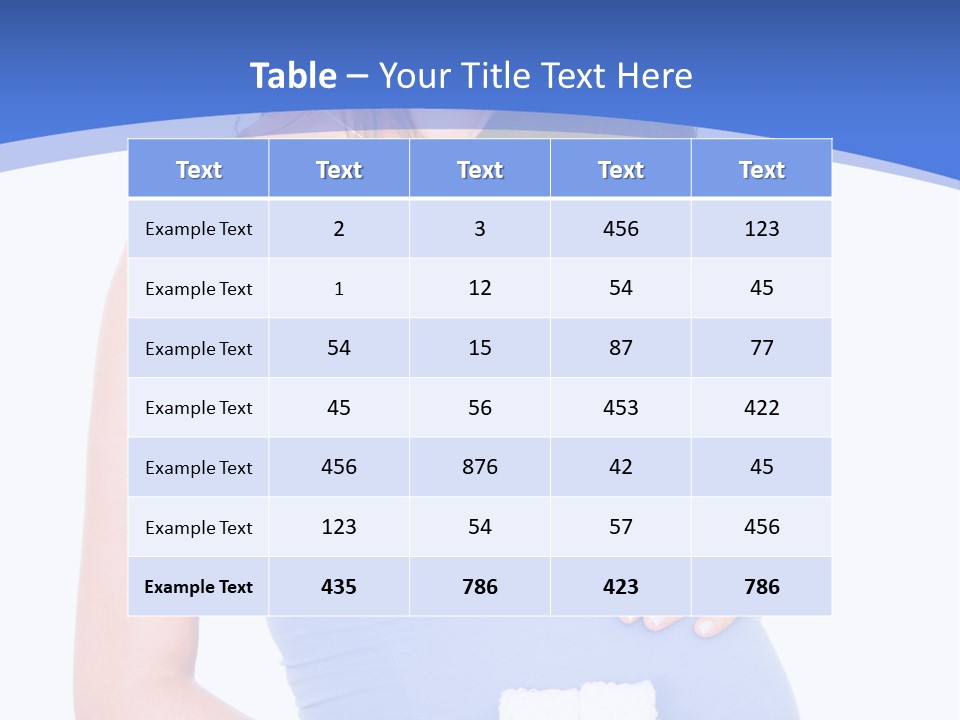 Sweet People Female PowerPoint Template