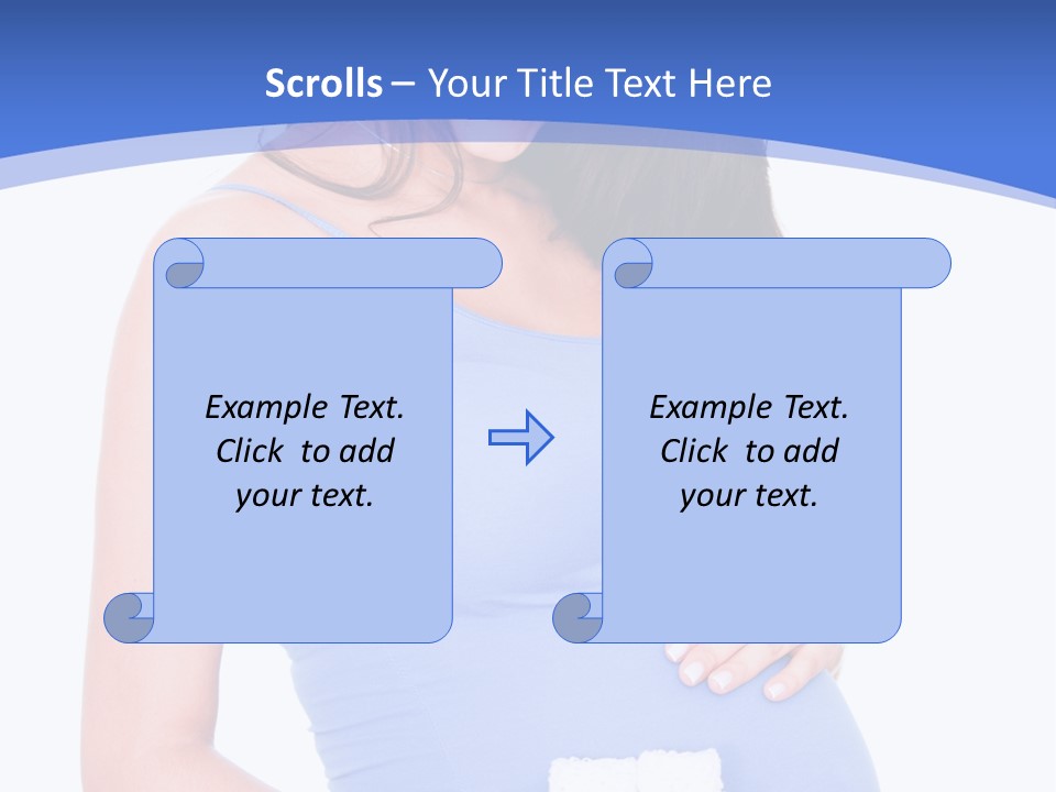 Sweet People Female PowerPoint Template