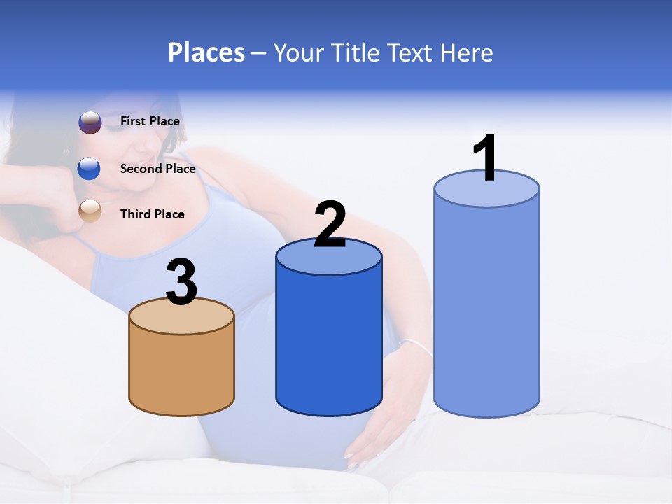 Parenthood Pregnant Joyful PowerPoint Template