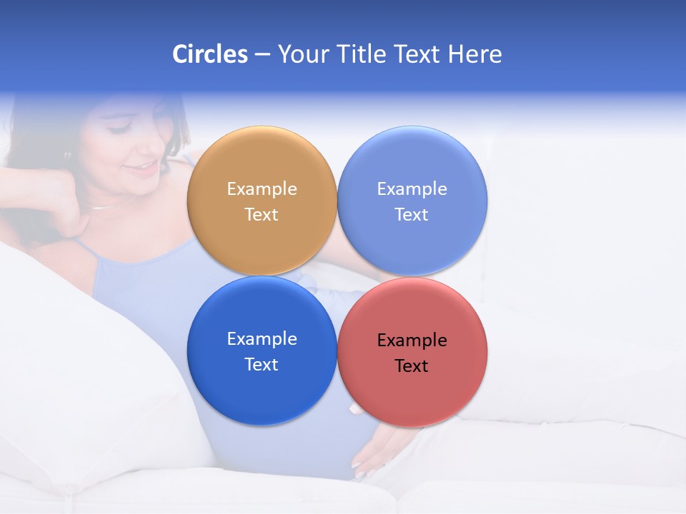 Parenthood Pregnant Joyful PowerPoint Template