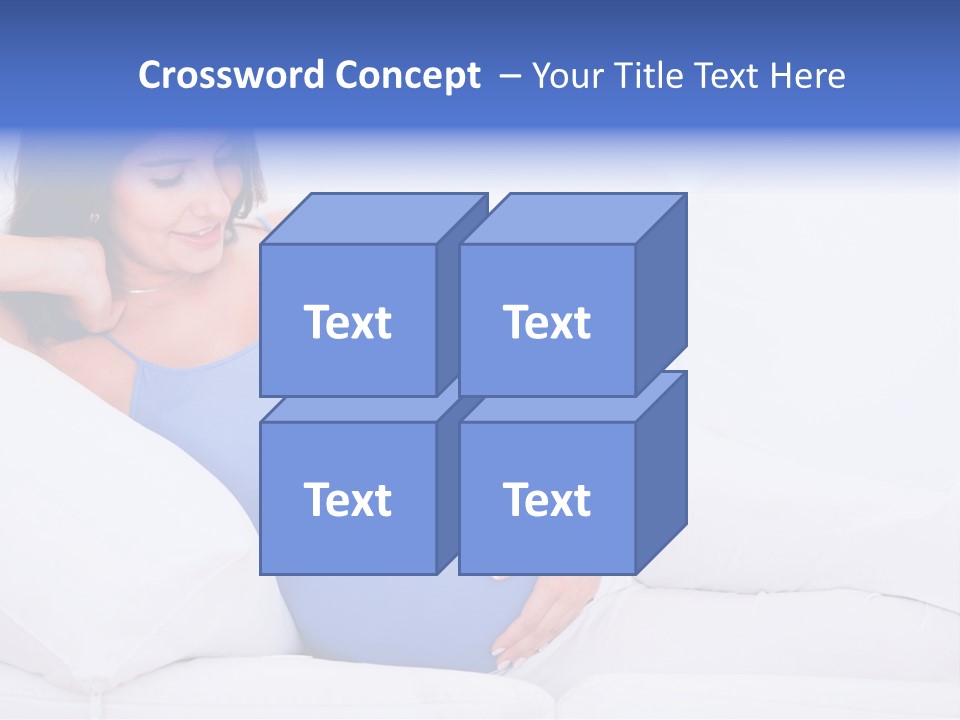 Parenthood Pregnant Joyful PowerPoint Template