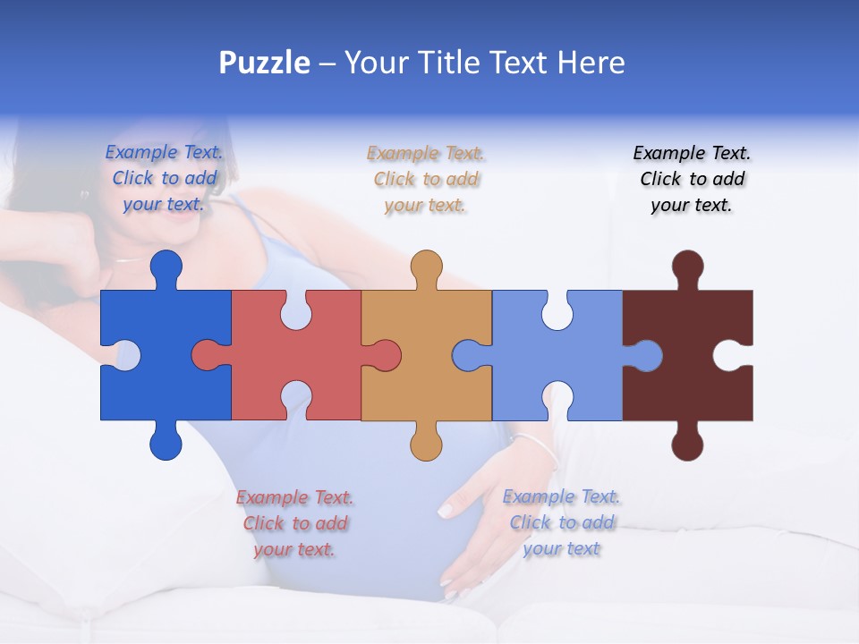 Parenthood Pregnant Joyful PowerPoint Template