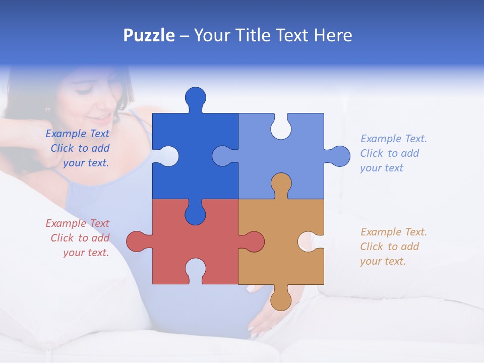 Parenthood Pregnant Joyful PowerPoint Template