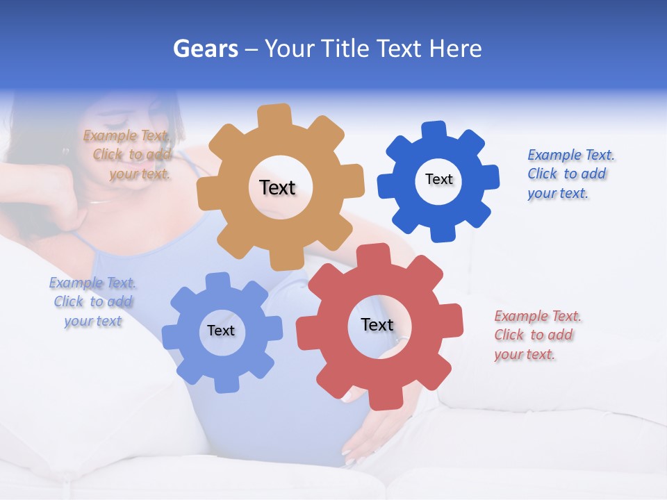 Parenthood Pregnant Joyful PowerPoint Template