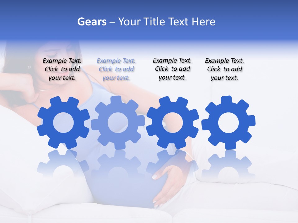 Parenthood Pregnant Joyful PowerPoint Template