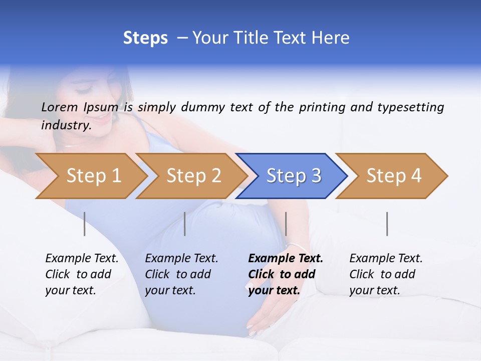 Parenthood Pregnant Joyful PowerPoint Template