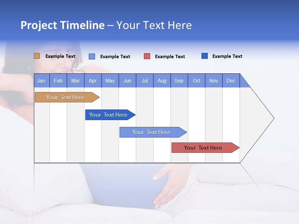 Parenthood Pregnant Joyful PowerPoint Template