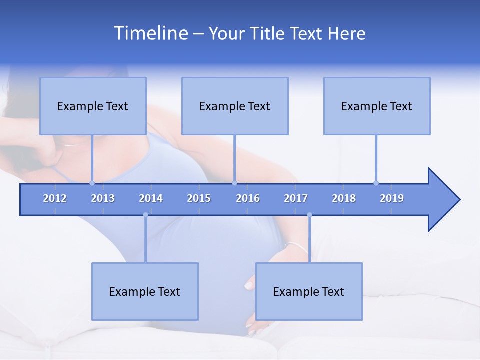 Parenthood Pregnant Joyful PowerPoint Template
