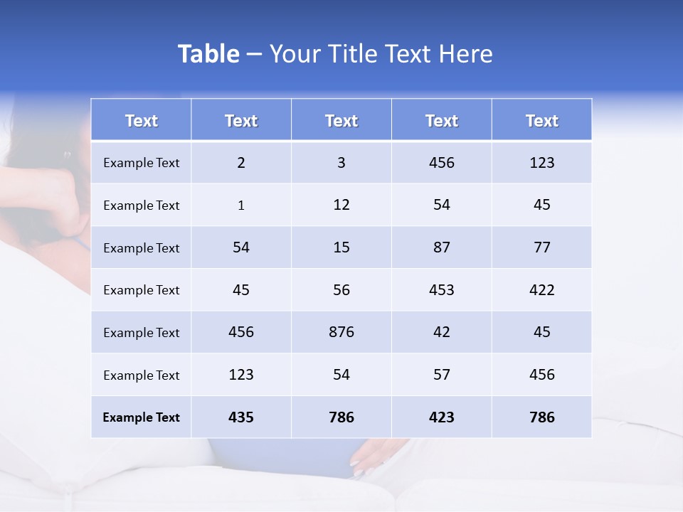 Parenthood Pregnant Joyful PowerPoint Template