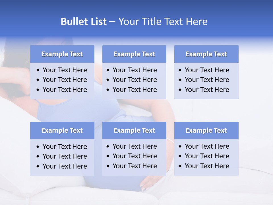 Parenthood Pregnant Joyful PowerPoint Template