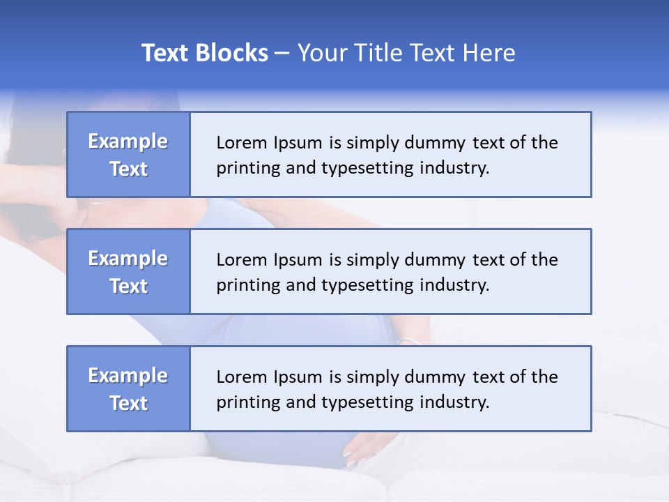 Parenthood Pregnant Joyful PowerPoint Template