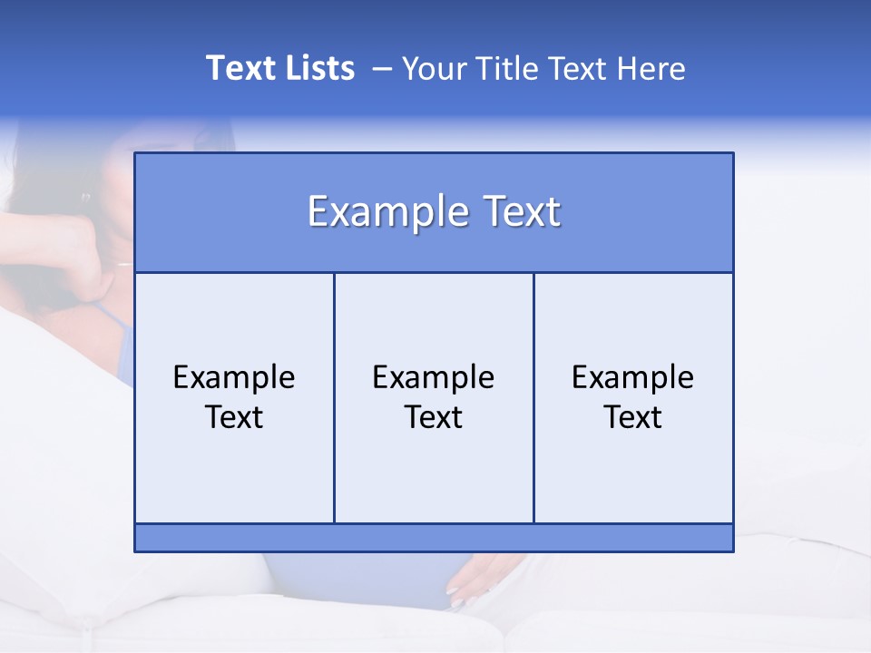 Parenthood Pregnant Joyful PowerPoint Template