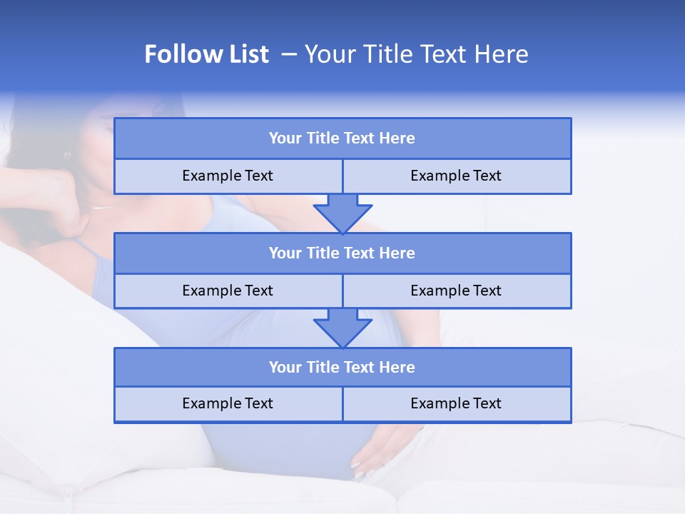 Parenthood Pregnant Joyful PowerPoint Template