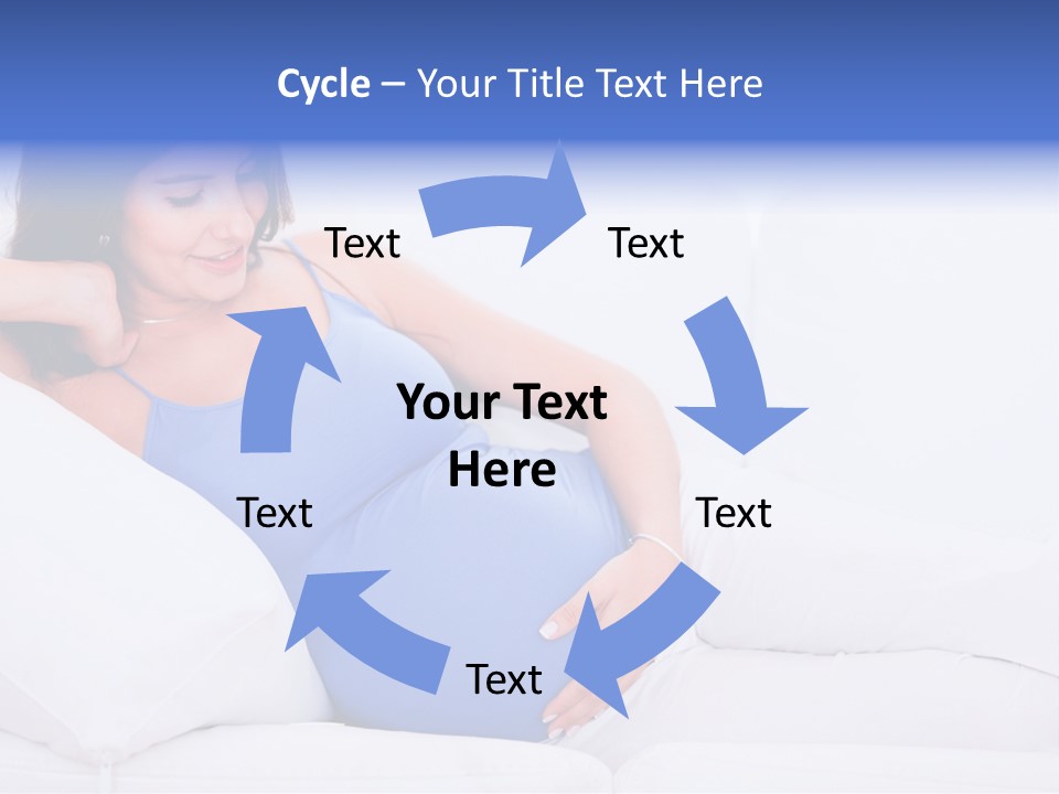 Parenthood Pregnant Joyful PowerPoint Template