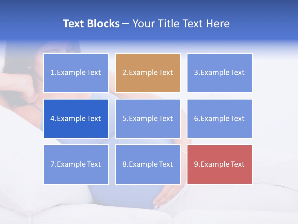 Parenthood Pregnant Joyful PowerPoint Template