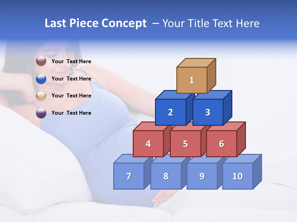 Parenthood Pregnant Joyful PowerPoint Template