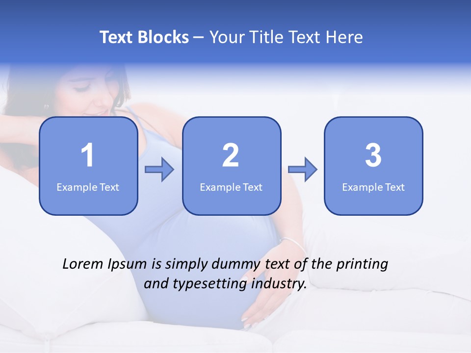 Parenthood Pregnant Joyful PowerPoint Template