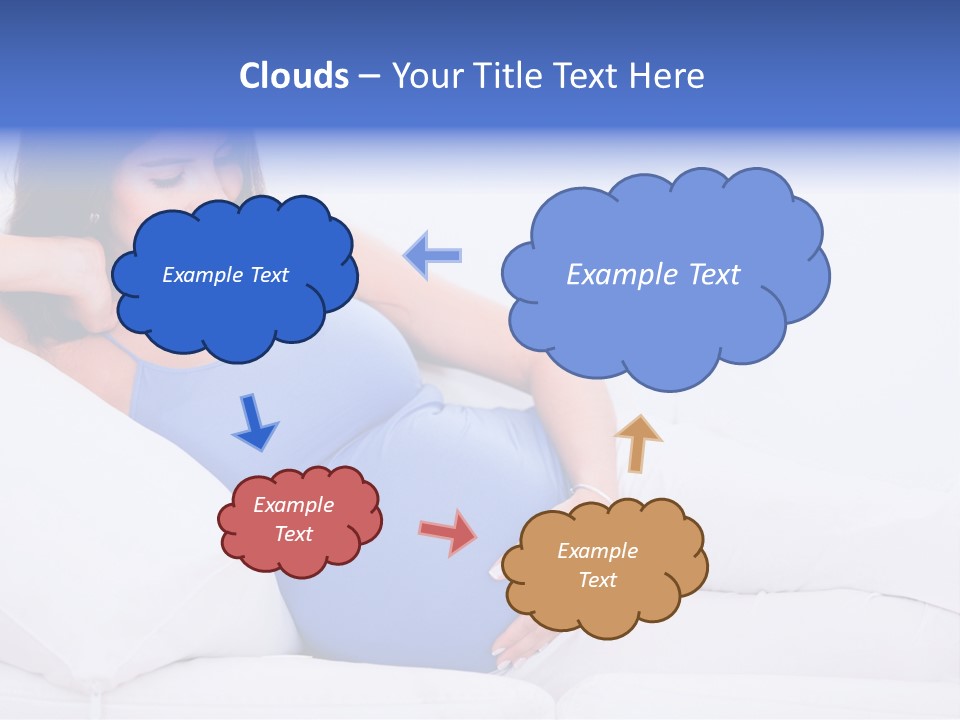 Parenthood Pregnant Joyful PowerPoint Template
