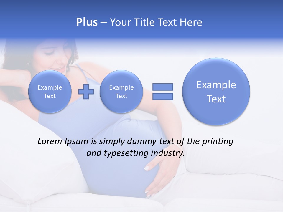 Parenthood Pregnant Joyful PowerPoint Template