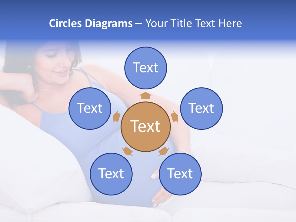 Parenthood Pregnant Joyful PowerPoint Template