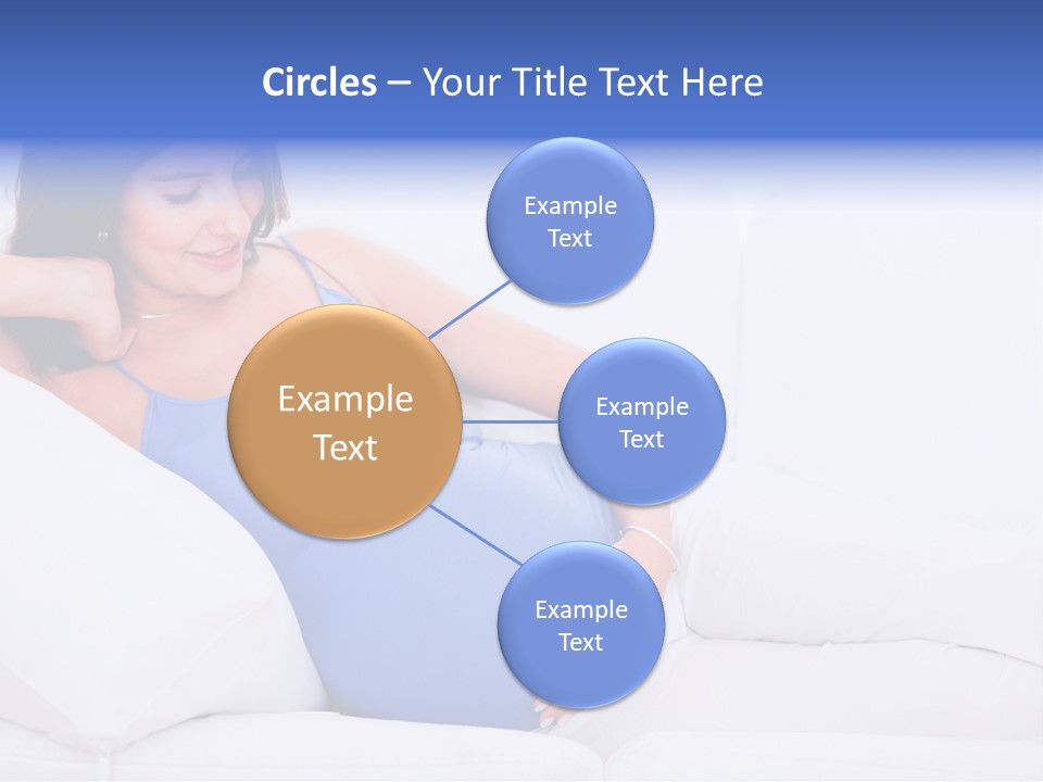 Parenthood Pregnant Joyful PowerPoint Template