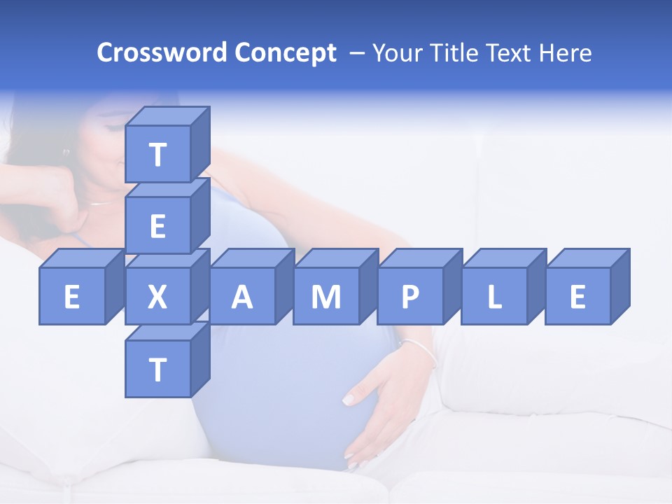 Parenthood Pregnant Joyful PowerPoint Template