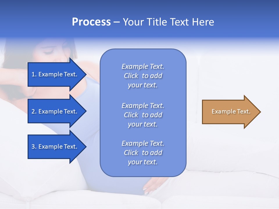 Parenthood Pregnant Joyful PowerPoint Template