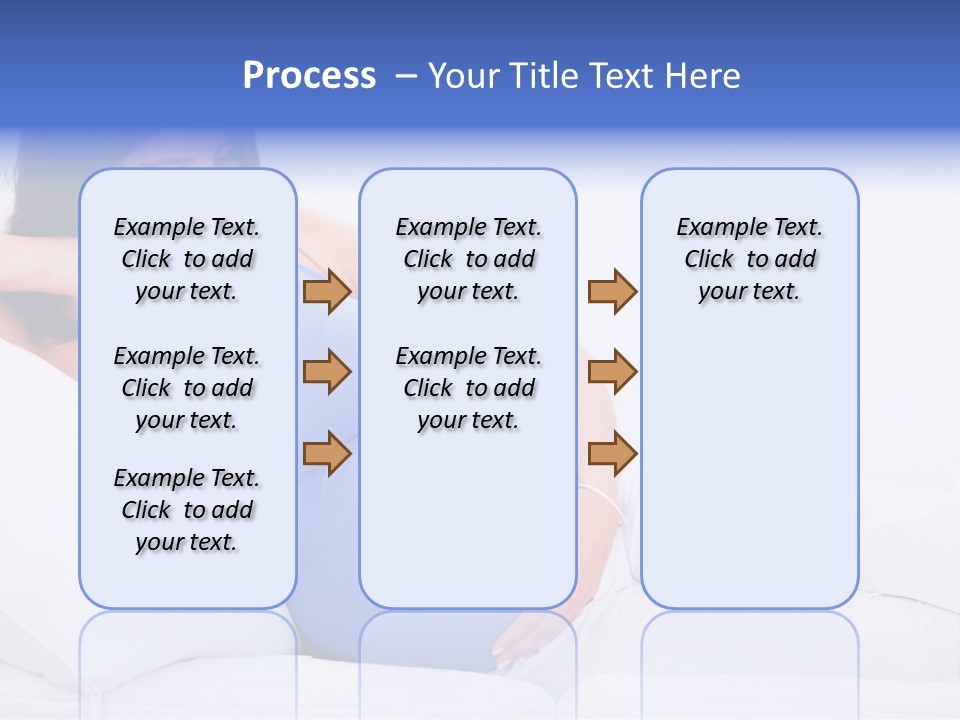 Parenthood Pregnant Joyful PowerPoint Template