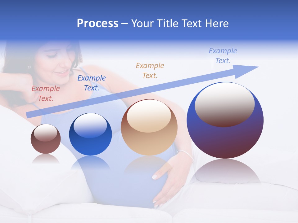 Parenthood Pregnant Joyful PowerPoint Template