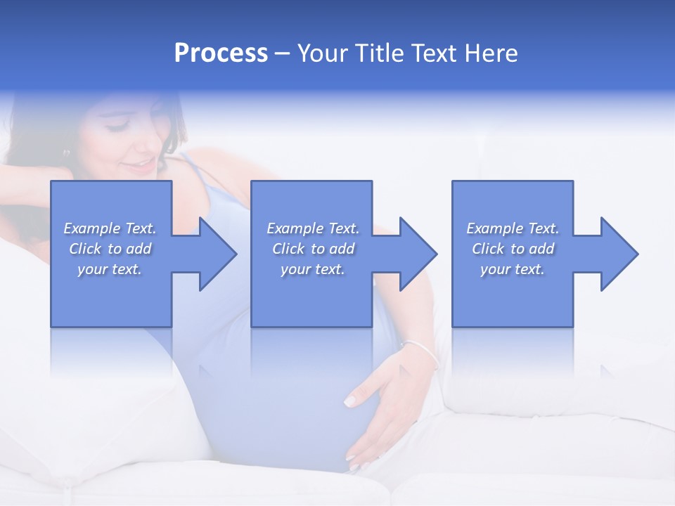 Parenthood Pregnant Joyful PowerPoint Template