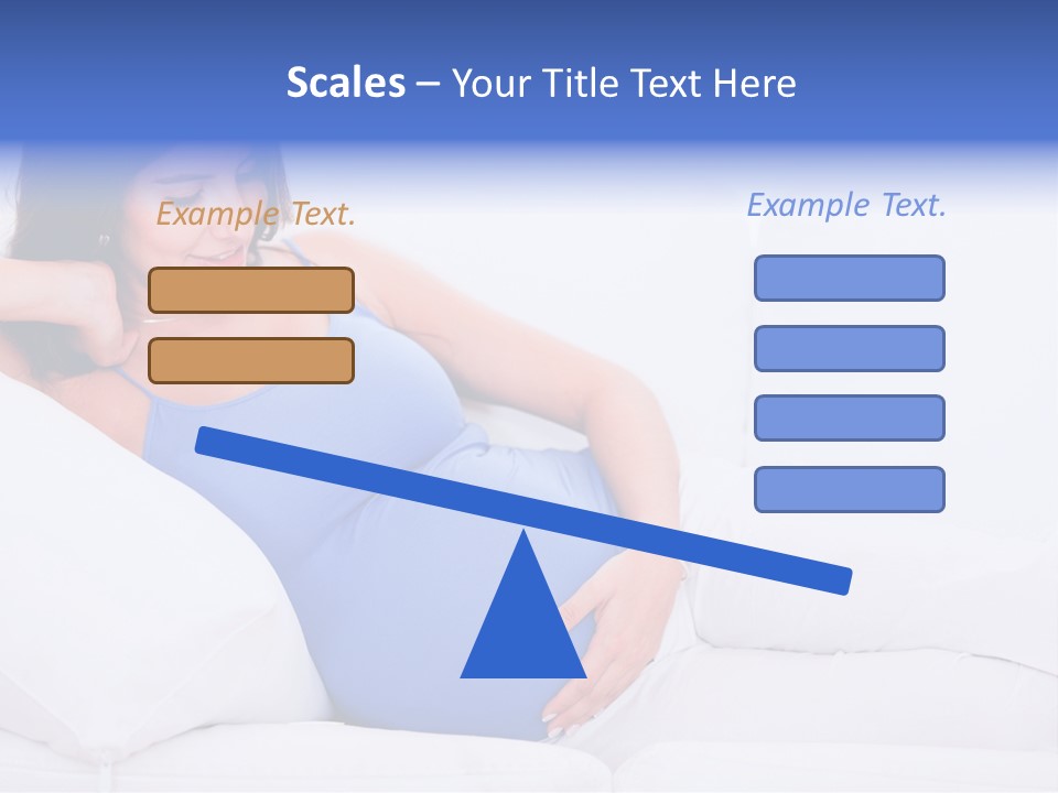 Parenthood Pregnant Joyful PowerPoint Template