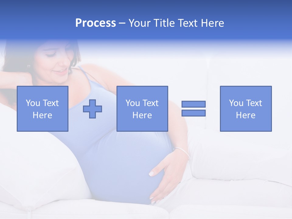 Parenthood Pregnant Joyful PowerPoint Template