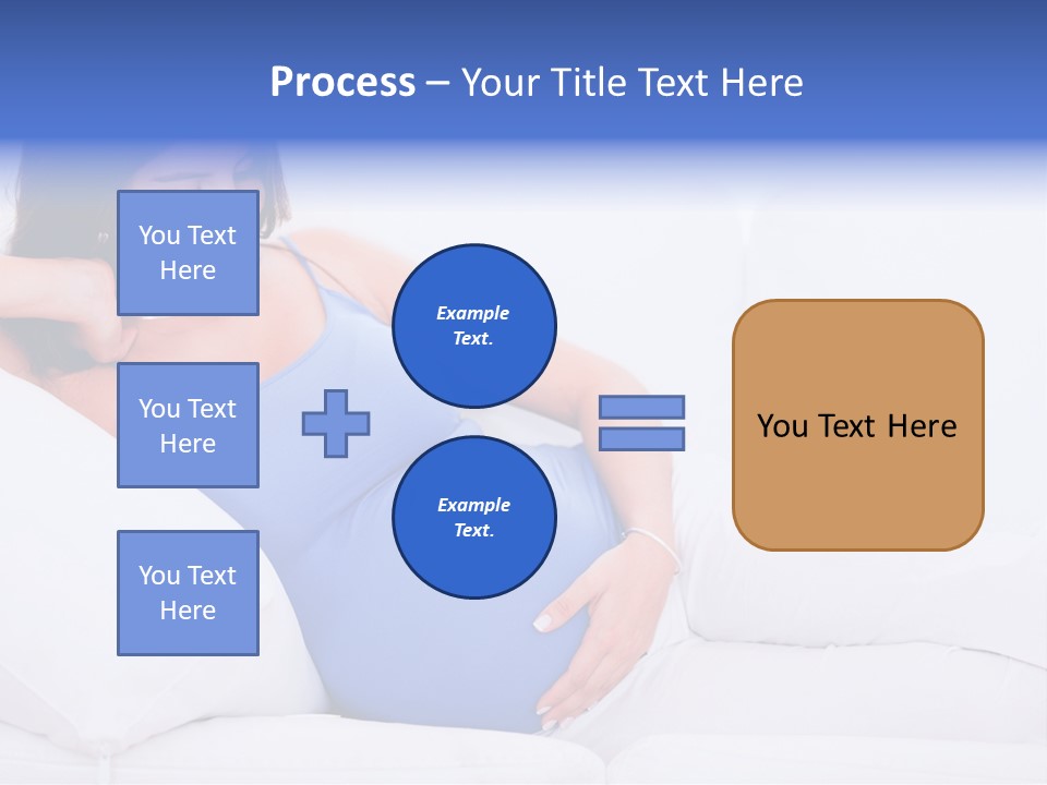 Parenthood Pregnant Joyful PowerPoint Template